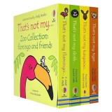 Cumpara ieftin Usborne Touchy-Feely Thats not My Zoo Collection Set 2: Flamingo and Friends 4 Books Collection Set