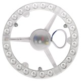 Kit modul LED Lohuis, rotund, 18W, 1800lm + driver 19.4 cm, lumina rece 6500K