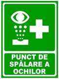 Indicator de securitate pentru punct de spalare a ochilor
