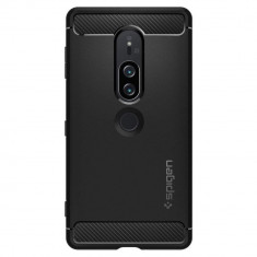 Husa Sony Xperia XZ2 Premium - Rugged Armor (Negru) Spigen foto