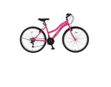 Bicicleta MTB UMIT Explorer Lady, roata 24 , cadru din otel, culoare roz,model 2026