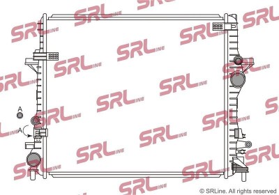 Radiator Jaguar Xf 08-16, Xj 09-, motor: 3.0 V6 Supercharged, 5.0 V8 compressor, 570x493x26, SRLine, Aluminiu/ Plastic brazat, C2D26542; C2D38735 foto
