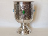 Excepțional și maiestuos Pocal sau Cupă rituală evreiască (Shabbat)