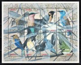 Timbre Liberia 2000, Pasari si Colita, MNH, Colectie, Tema Natura, Filatelie