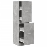 Cumpara ieftin Dulap de farmacie, gri beton, 40x41x144,5 cm, lemn prelucrat