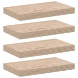 Cumpara ieftin Rafturi plutitoare, 4 buc., 40x23,5x4 cm, lemn prelucrat