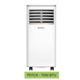 Aer conditionat Portabil 7000 BTU PLATINIUM P07CX nu necesita instalator, Clasa A, Dezumidificare, Anti-praf, Sleep, Timer, kit de instalare inclus -