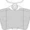 Placute frana Citroen C5 3 (Rd); Peugeot 407 (6d), 607 (9d, 9u) SRLine parte montare : Punte spate