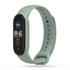 Curea Tech-Protect Iconband pentru Xiaomi Mi Smart Band 5/6/7/NFC Olive