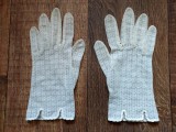 * Manusi de dantela, romanesti anii 70, vintage, vechi, marime S/M