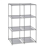 Organizator obiecte mici , 6 compartimente , schelet de plastic, 68 x 35 x 102 cm