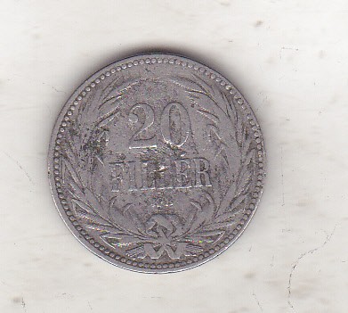 bnk mnd Ungaria 20 filler 1893