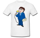 Cumpara ieftin Tricou &quot; TV reporter cartoon &quot;