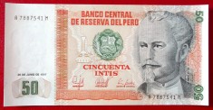 Peru 50 intis 1987 UNC necirculata **