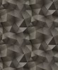Tapet geometric romburi extralavabil,maro,argintiu,GMK 3 10216-15