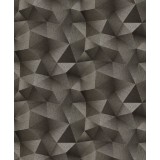 Tapet geometric romburi extralavabil,maro,argintiu,GMK 3 10216-15