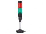 Coloană de Semnalizare LED Roșie/Verde 230V