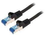 Patch Cord Goobay S/FTP Cat 6a RJ45 Cu Litat 79346 - Cablu Rețea Performant