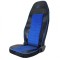 Set Huse Scaun Volvo Euro 5 Piele Ecologica Neagra + Velvet Albastru