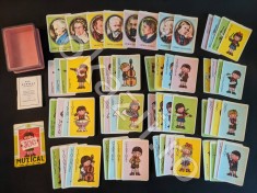 Anii &#039;80 rar JOC MUZICAL &ndash; JOC VECHI SET COMPLET Educativ Retro Vintage Carti de joc Comunist Romanesc &quot;Epoca de Aur&quot; Ceausescu