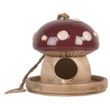Cumpara ieftin Casuta Pasari ceramica multicolora &Oslash; 13x13 cm