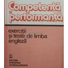 Horia Hulban - Competență și performanță. Exerciții și teste de limba engleză (editia 1983)