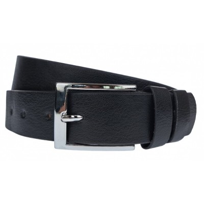 Curea barbati, eleganta, latime 3.5cm, Negru, piele eco - CK128N foto