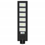 Lampa solara stradala Flippy, cu telecomanda, senzor de miscare si lumina, suport prindere, 288 LED-uri, IP65, ABS, 15AH, 300W, temperatura culoare 65