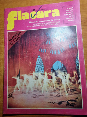 flacara 7 aprilie 1973-art. arad,maracineni arges,ceausescu vizita in brasov foto