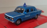 Macheta Fiat 125P 1985 (Polski) Militia - Welly 1/36