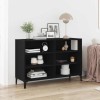 VidaXL Bufet Negru 103.5 x 35 x 70 cm Lemn compozit 862591