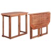 Masă bistro Gossi, 90x50x75 cm, lemn masiv acacia, maro, pliabilă - exterior, bar, club