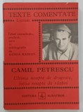 ULTIMA NOAPTE DE DRAGOSTE , INTAIA NOAPTE DE RAZBOI de CAMIL PETRESCU , 1982