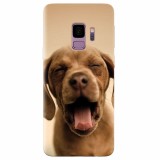 Husa silicon pentru Samsung S9, Cute Yawning Puppy