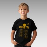 Echipa națională de hochei tricou de copii MISTŘI Ice Hockey World Championship Czechia MS 2024 GOLD EDITION Black - Dětsk&eacute; S 6 - 106 - 116