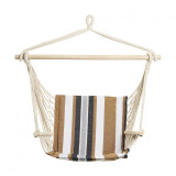 HR HAMAC SUSPENDAT BLK&amp;BROWN STRIPE94X50, Heinner