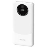 Baterie Externa Dudao K12, 10000mAh, 22.5W, QC + PD, 1 x USB-C - 2 x USB-A, Alba