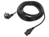 Cablu CEE 7/7 ştecăr unghi LANBERG IEC C13 mamă PVC negru