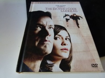 Codul lui da Vinci -sacrilegiul - Tom Hanks, dvd foto