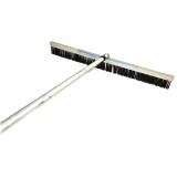 Perie pentru periat beton pe suport PVC cu latimea 1000mm si Maner telescopic cu lungimea de 4m