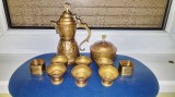F537-Set cafea-ceai CairoUan Egipt vechi decorativ alama.