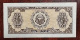 SV * Romania * RPR 1 LEU 1952 * Seria r 73 - 171576 * AUNC (+)