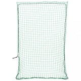 VidaXL Plasă de remorcă cu funie elastică, verde, 3x2 m, PP
