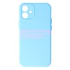 Husa Silicon iPhone 12 Mini Light Blue - Calitate Premium, Compatibila Apple