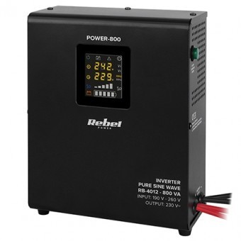 Ups centrale termice sinus pur 800va 500w 12v rebel foto