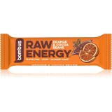 Bombus Raw Energy bară de fructe aroma Orange &amp; Cocoa Beans 50 g