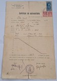 Certificat de nationalitate, Arad, 1927