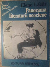 PANORAMA LITERATURII NEOELENE-ELENA LAZAR foto