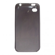 Husa ultraslim neagra semitransparenta pentru Apple iPhone 4/4S