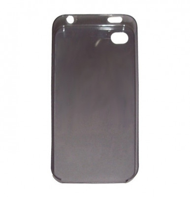 Husa ultraslim neagra semitransparenta pentru Apple iPhone 4/4S foto